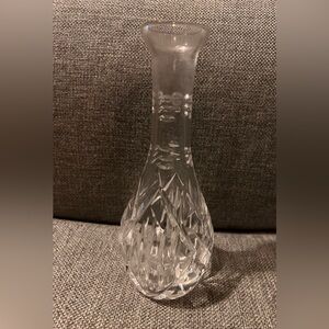 Vintage Waterford?? Like Old Crystal Clear Glass Vase Perfect Condition